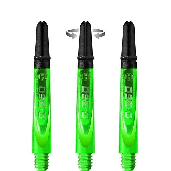 Harrows - Carbon 360 Zelená - Násadka Na Šípky - Direct Darts - 3