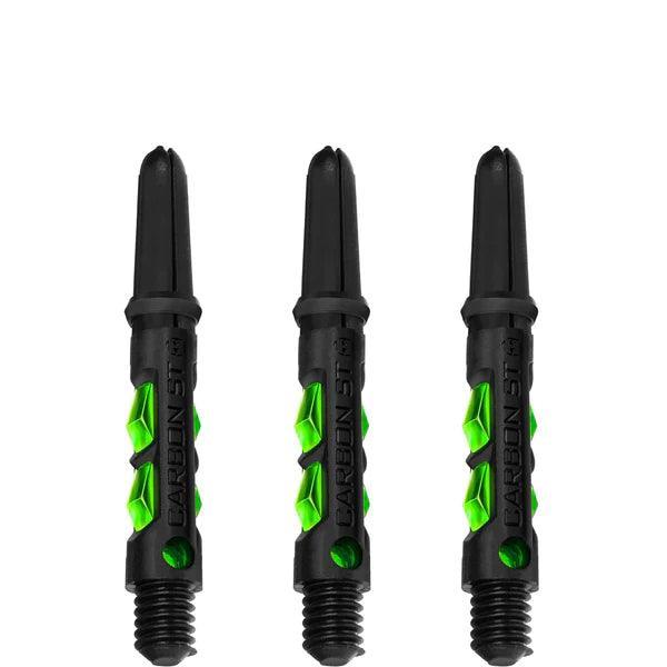 Harrows - Carbon St Zelená - Násadka Na Šípky - Direct Darts - 4