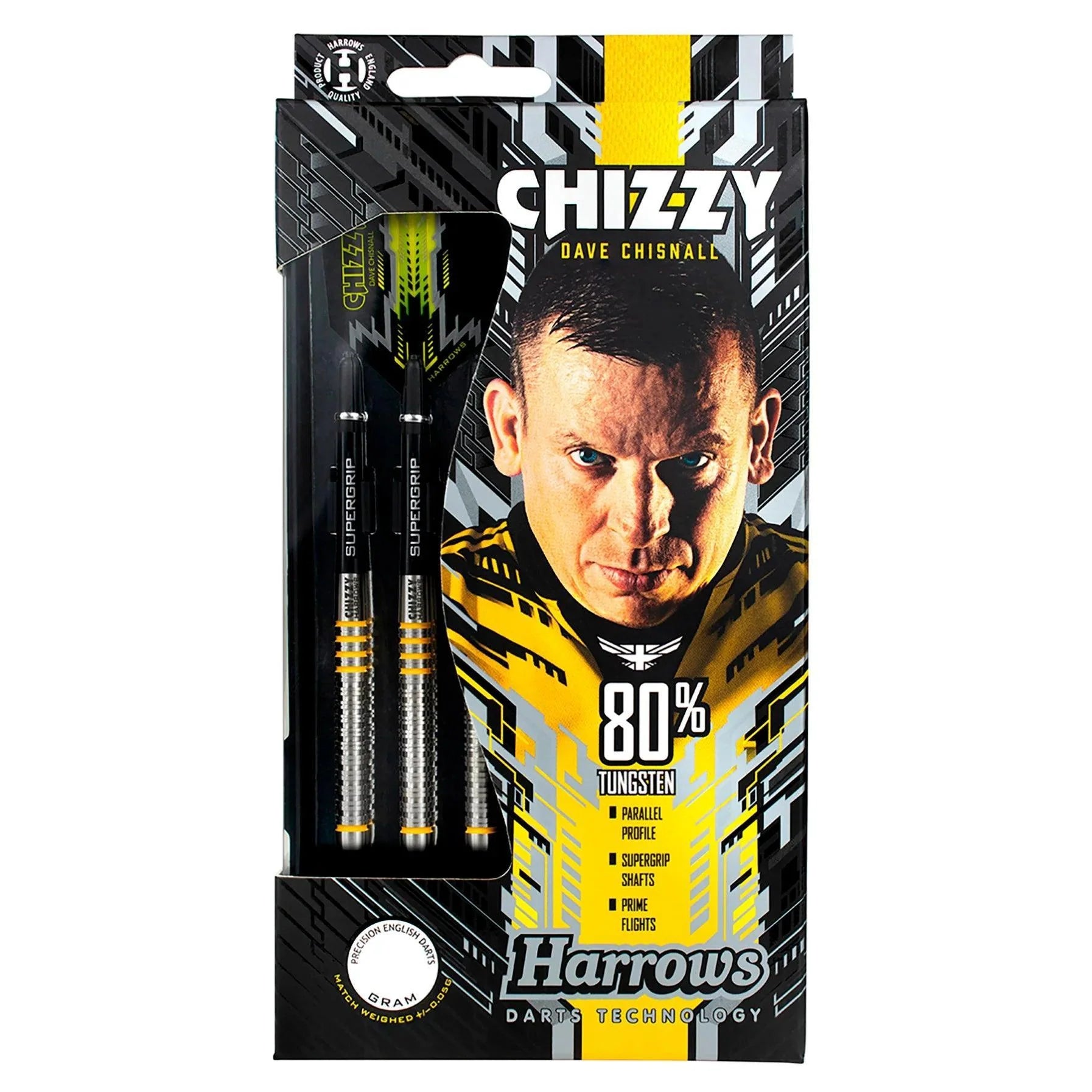 Harrows - Chizzy 80% - Sada Steel Šípok - Direct Darts - 5