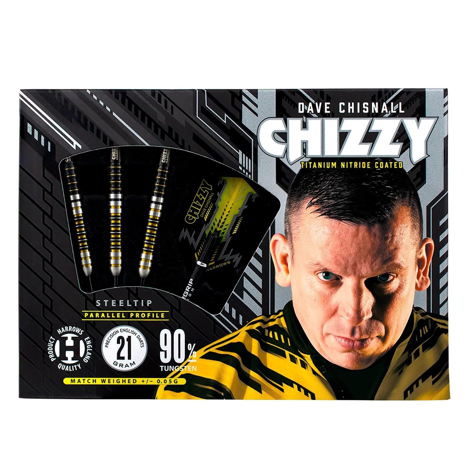 Harrows - Chizzy 90% - Sada Steel Šípok - Direct Darts - 5