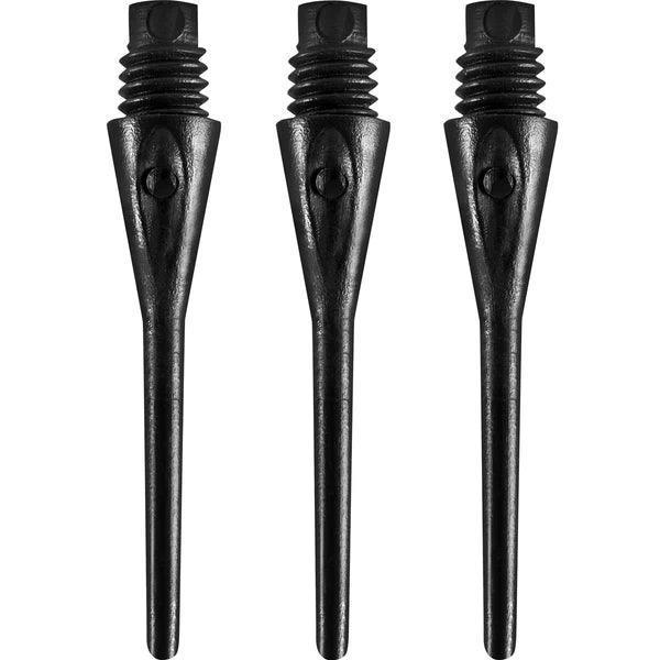Harrows - Dimple Hrot 1/4 Čierna - 1000 Ks - Soft Hrot Na Šípky - Direct Darts - 1