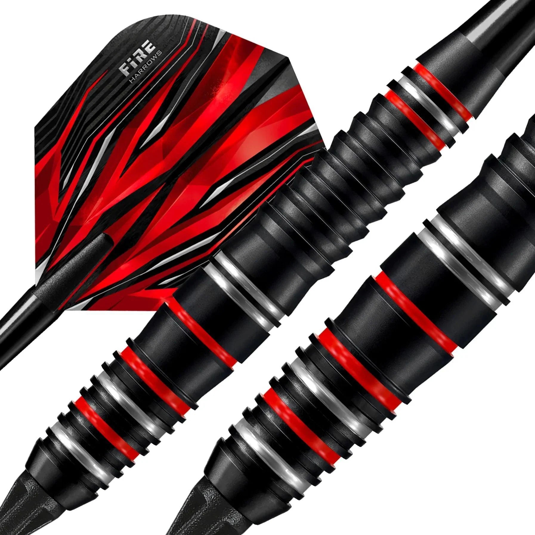Harrows - Fire Sada Vysoko Kvalitná Zliatina A Soft Šípok - Direct Darts - 3