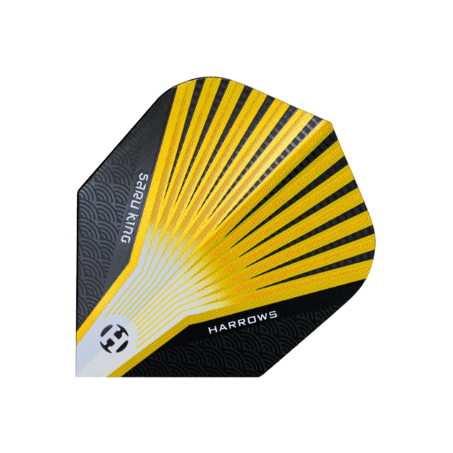 Harrows - Prime Saru King Žltá - 100 Mikrón - Letky Na Šípky - Direct Darts - 1