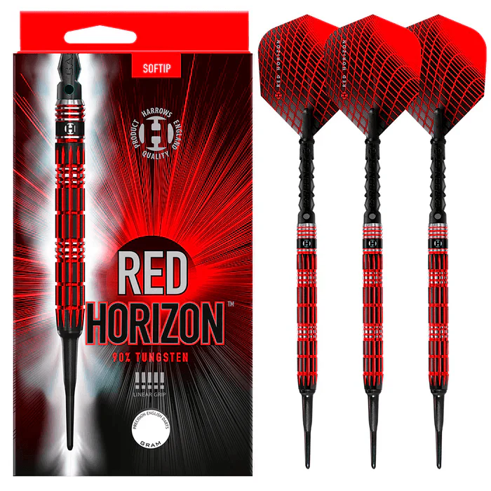 Harrows - Red Horizon 90% - Sada Soft Šípok - Direct Darts - 2