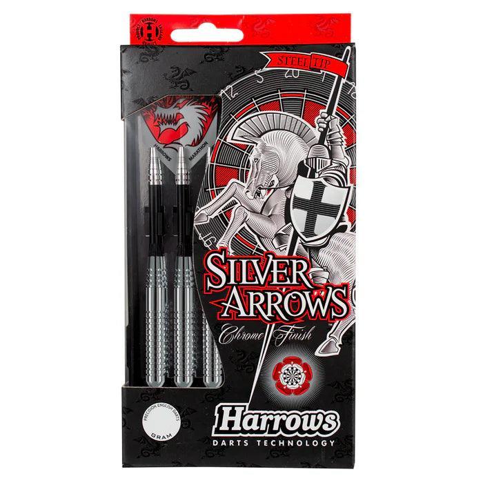 Harrows - Silver Arrows Ringed - Sada Steel Šípok - Direct Darts - 6