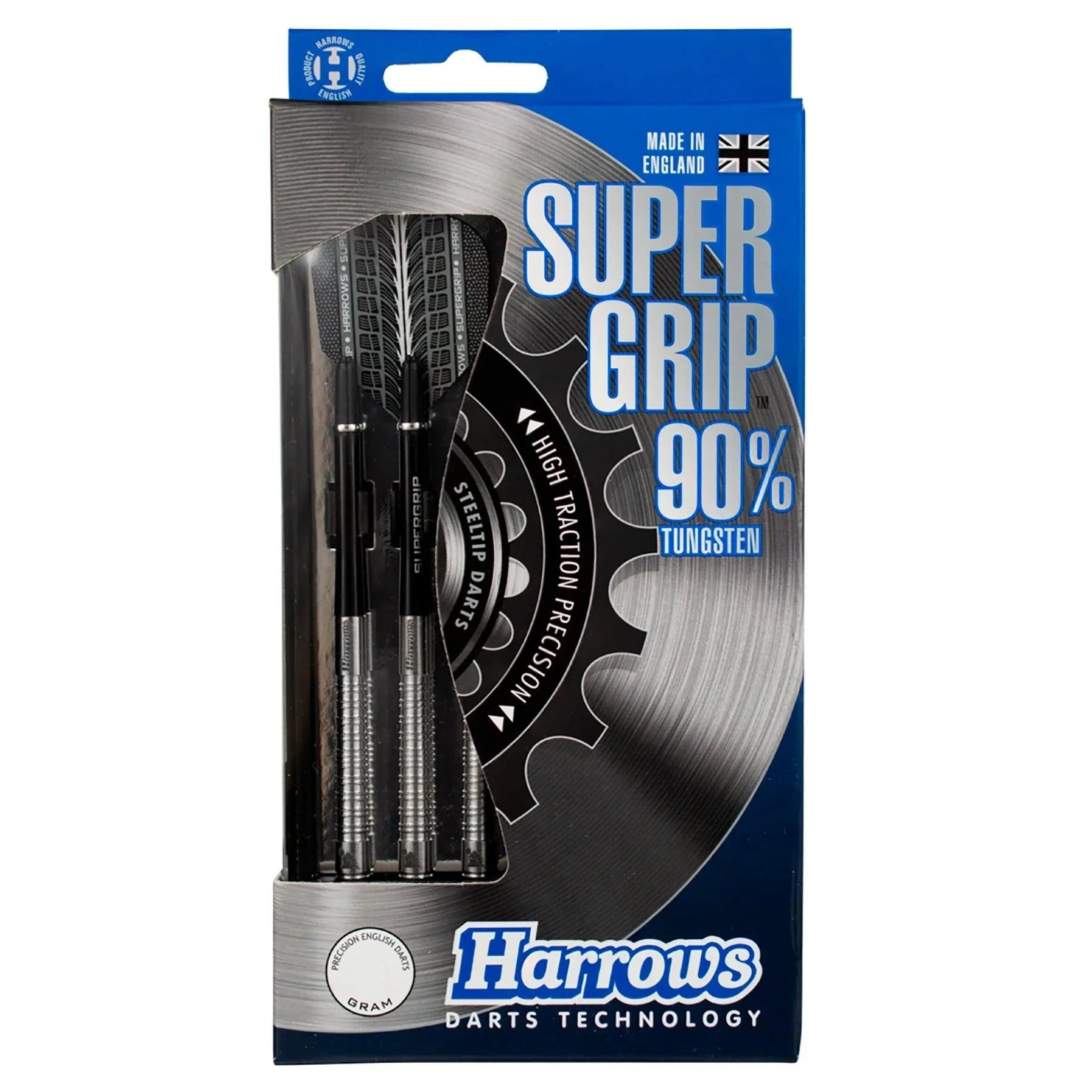 Harrows - Supergrip 90% - Sada Steel Šípok - Direct Darts - 5