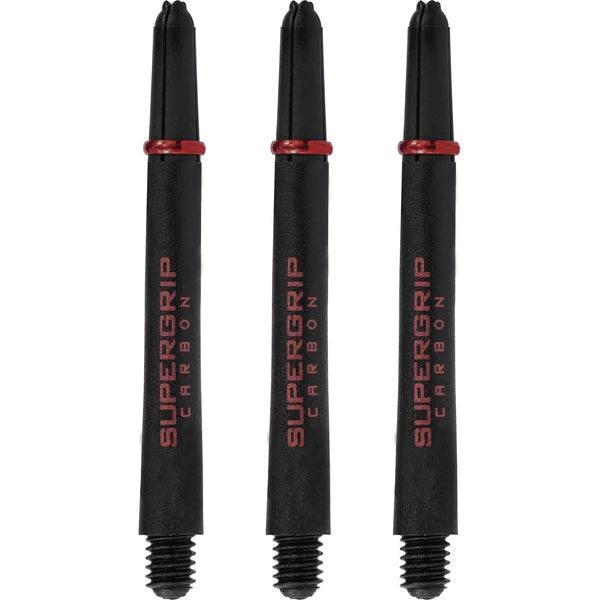 Harrows - Supergrip Carbon Červená - Násadka Na Šípky - Direct Darts - 4