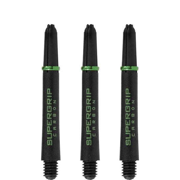 Harrows - Supergrip Carbon Zelená - Násadka Na Šípky - Direct Darts - 3