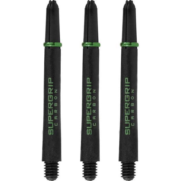 Harrows - Supergrip Carbon Zelená - Násadka Na Šípky - Direct Darts - 4