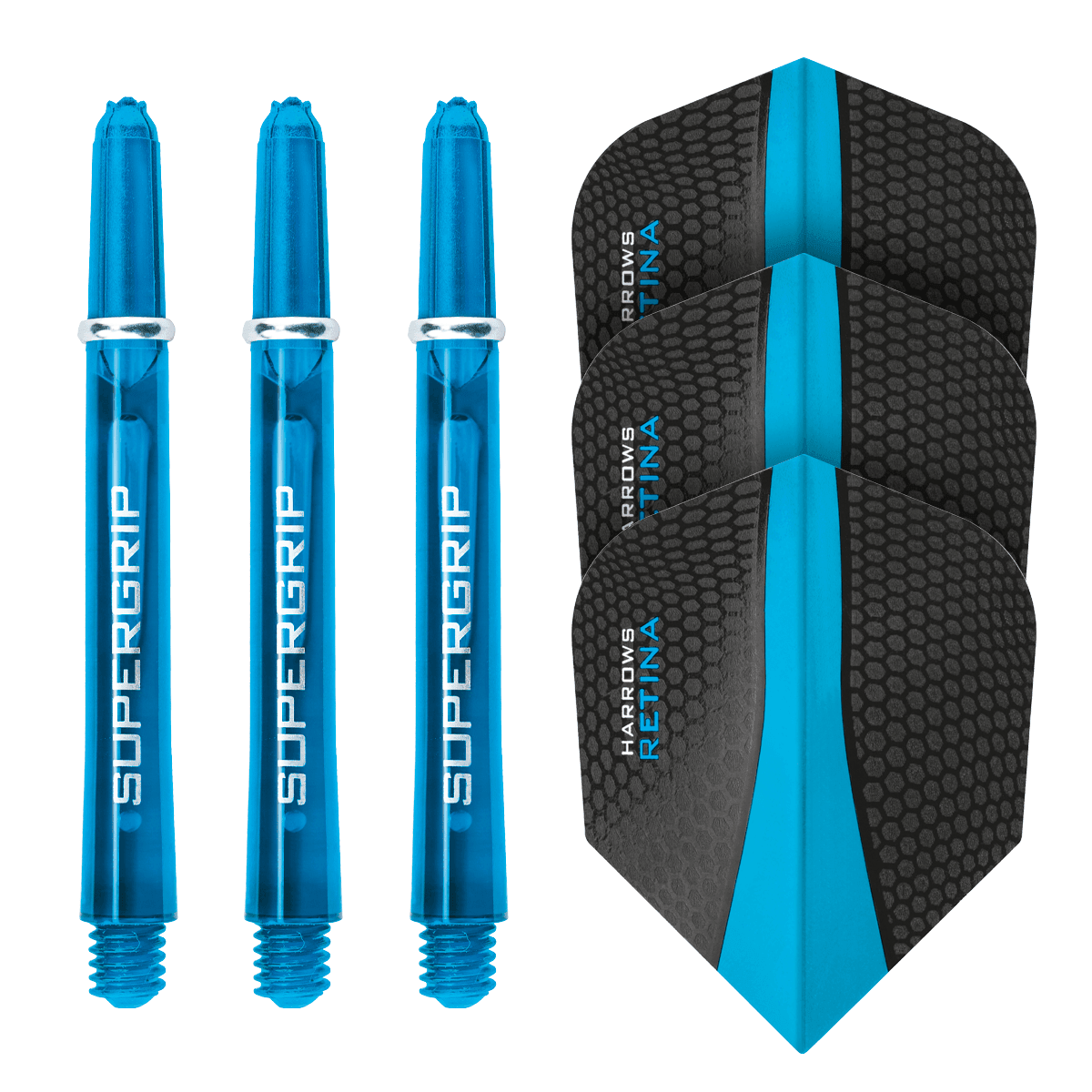 Harrows - Sada Násadka/Letka - Aqua - Direct Darts - 1