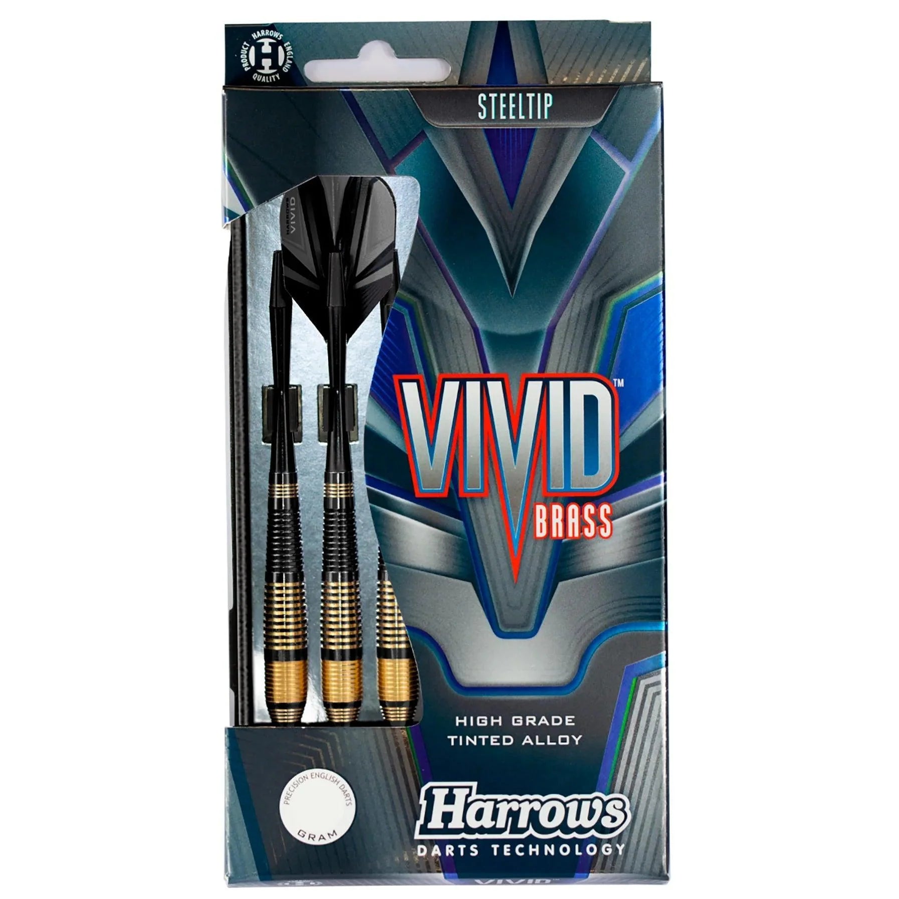 Harrows - Vivid Čierna - Sada Steel Šípok - Direct Darts - 5