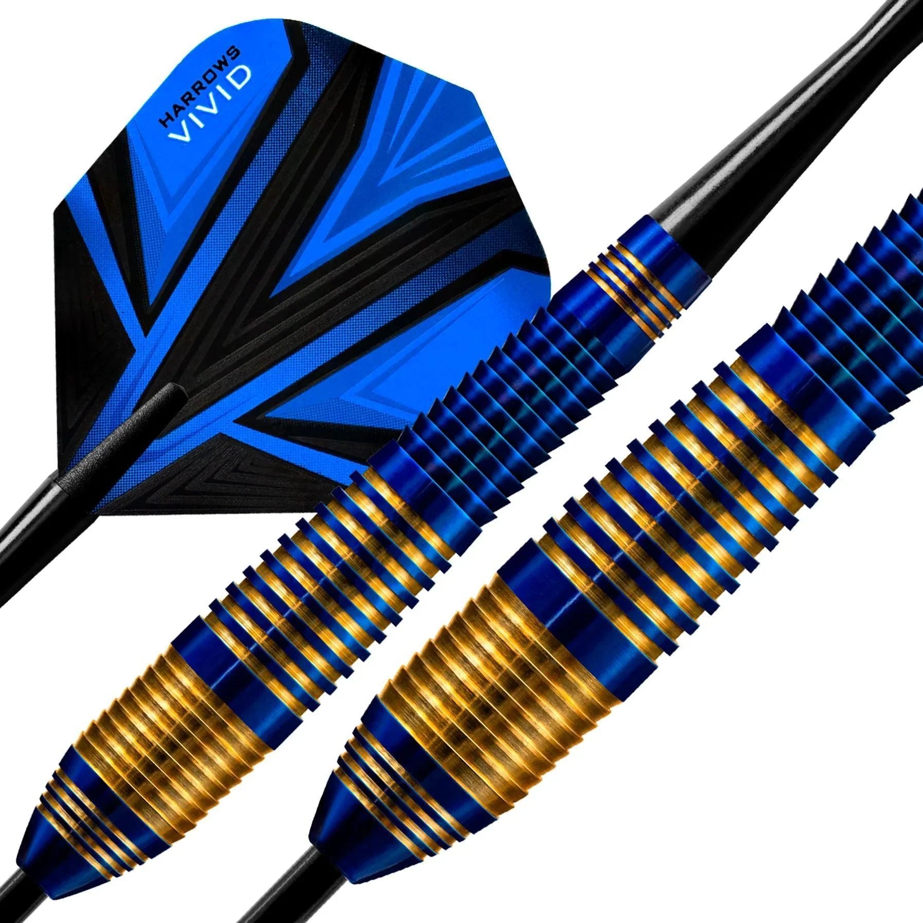 Harrows - Vivid Modrá - Sada Steel Šípok - Direct Darts - 3