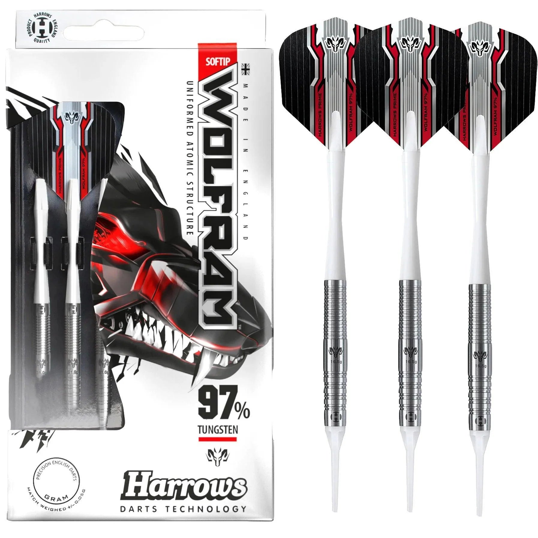 Harrows - Wolfram 97% - Sada Soft Šípok - Direct Darts - 2