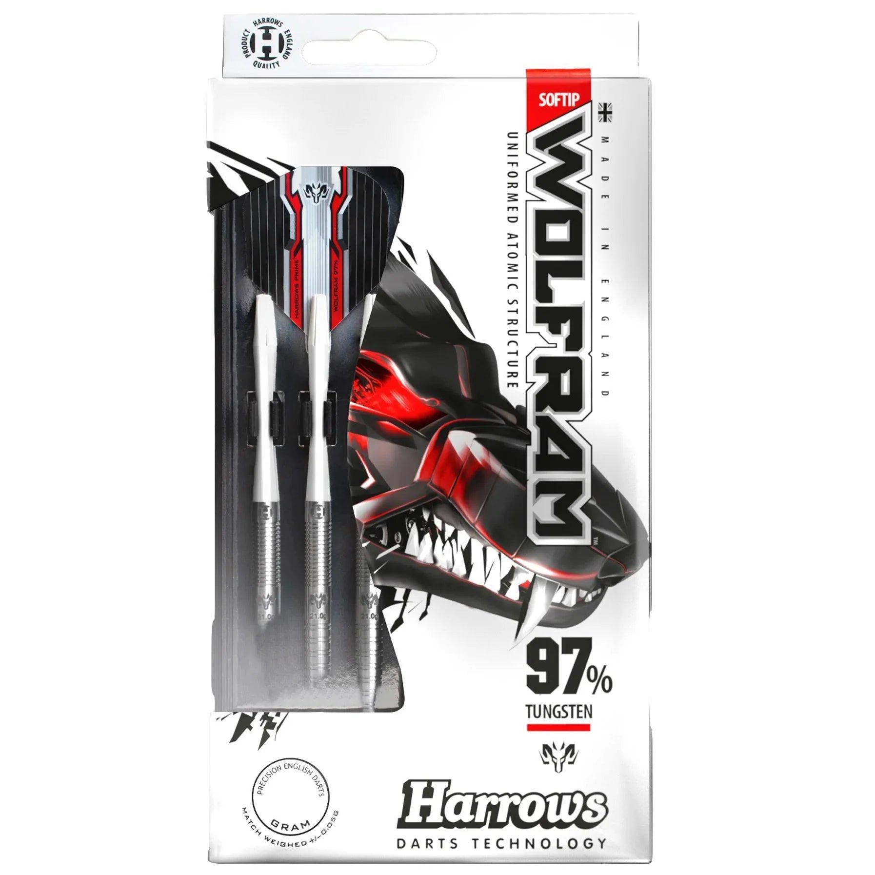 Harrows - Wolfram 97% - Sada Soft Šípok - Direct Darts - 5
