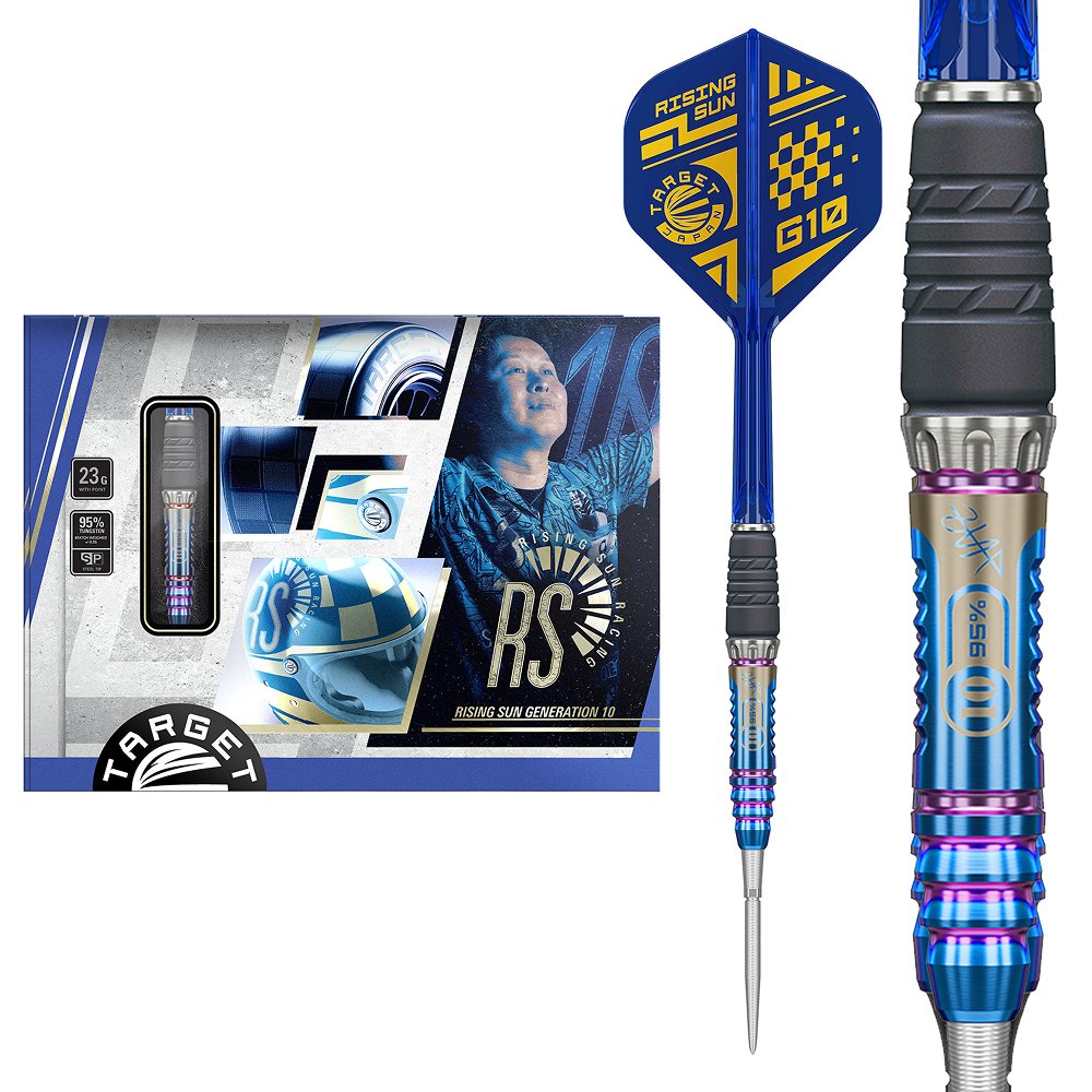 Target Japan - The Rising Sun - Gen10 - 95% - Steel Šípky - Direct Darts - 1