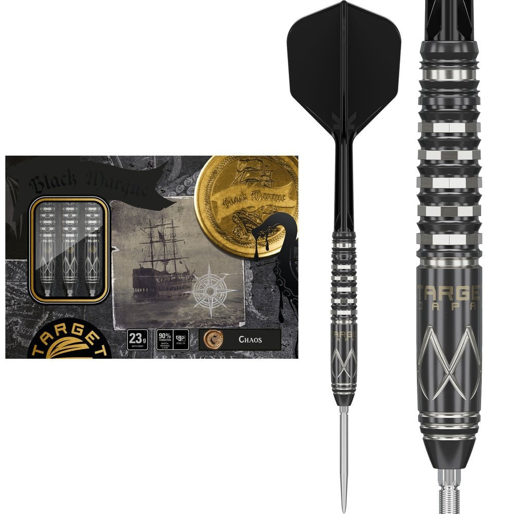 Target Japan - Black Marque Lite Chaos - 90% - Steel Šípky - Direct Darts - 1