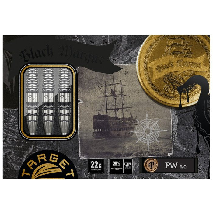 Target Japan - Black Marque Pw 2.0 - Steel Šípky - Direct Darts - 4