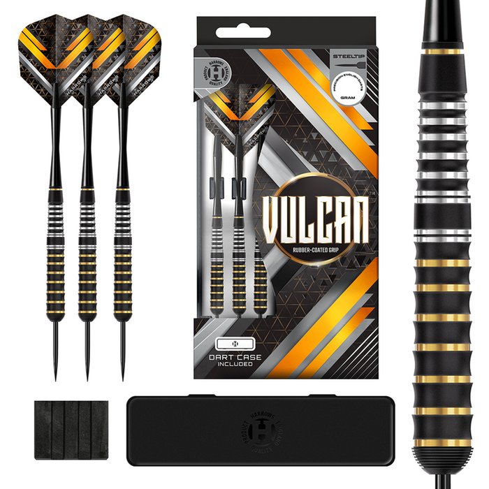 Harrows - Vulcan - Mosadzná - Steel Šípky - Direct Darts - 1