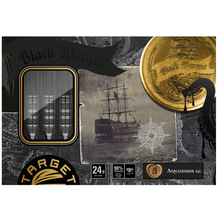 Target Japan - Black Marque Armageddon Gen 2 - 90% - Steel Šípky - Direct Darts - 4