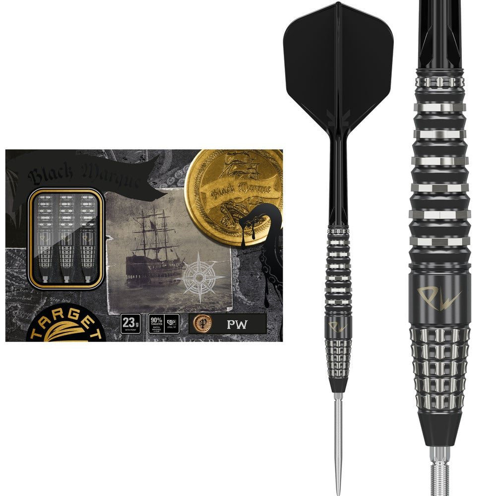 Target Japan - Black Marque Lite Pw - 90% - Steel Šípky - Direct Darts - 1