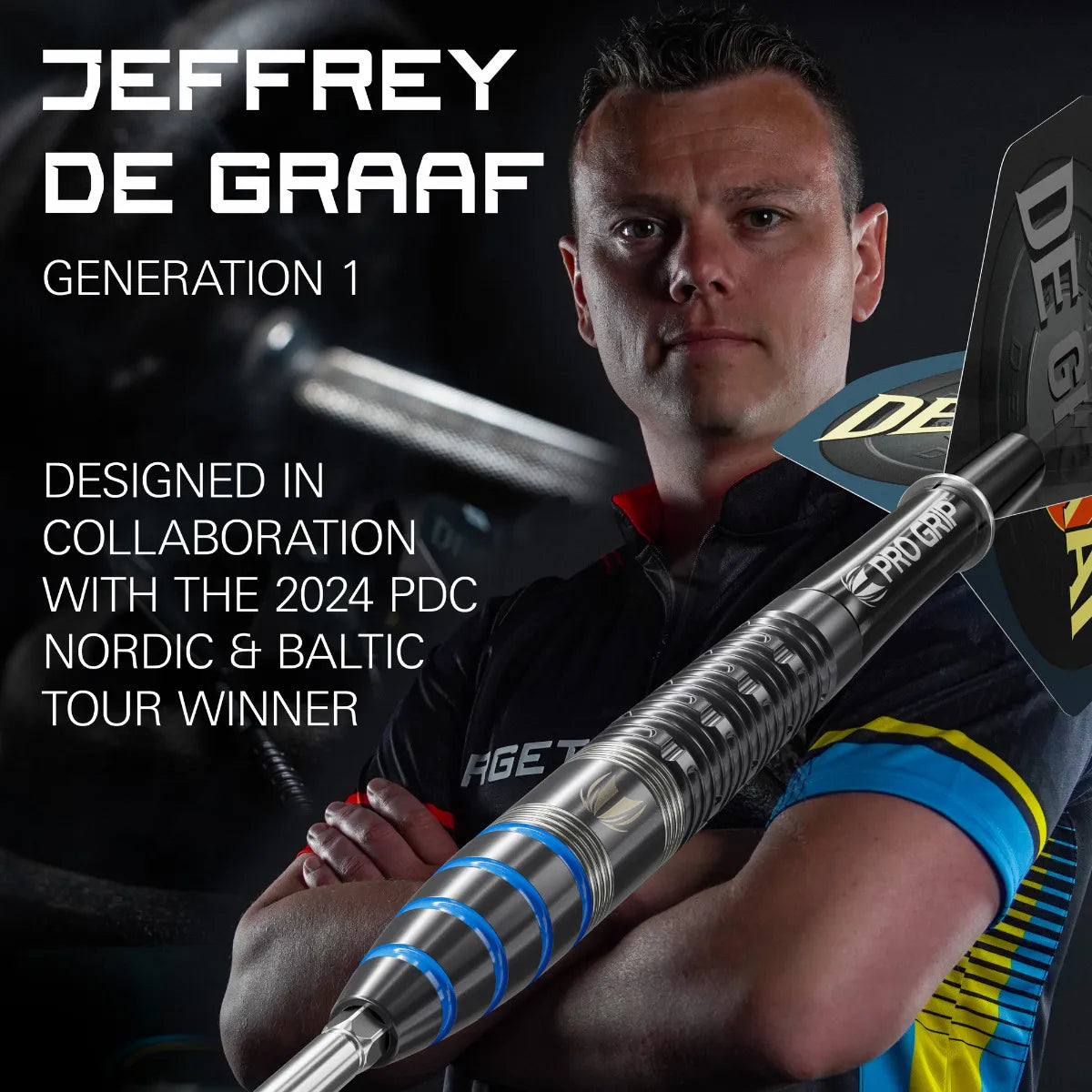 Target - Jeffrey De Graaf - Sada Steel Šípok - Direct Darts - 2