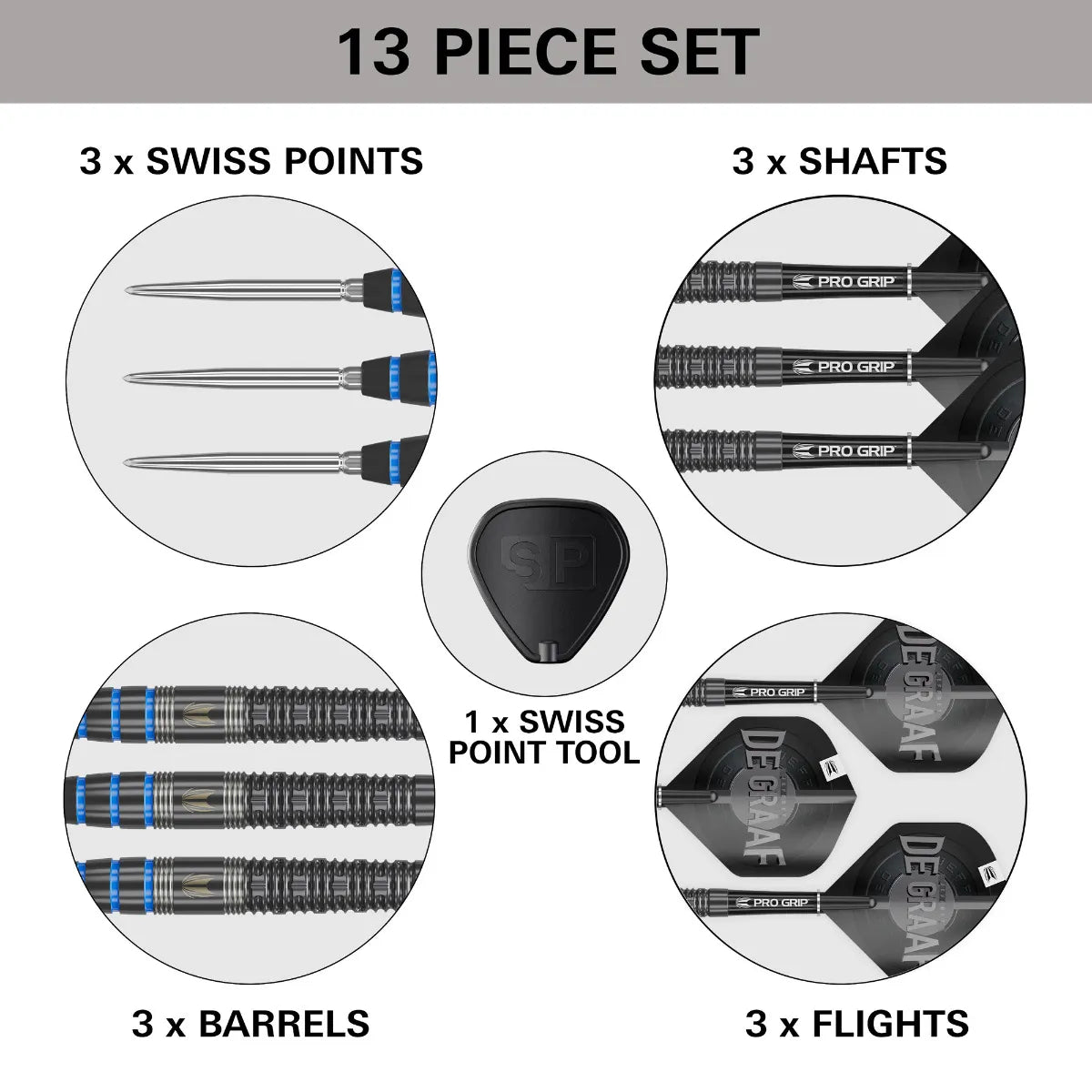 Target - Jeffrey De Graaf - Sada Steel Šípok - Direct Darts - 5
