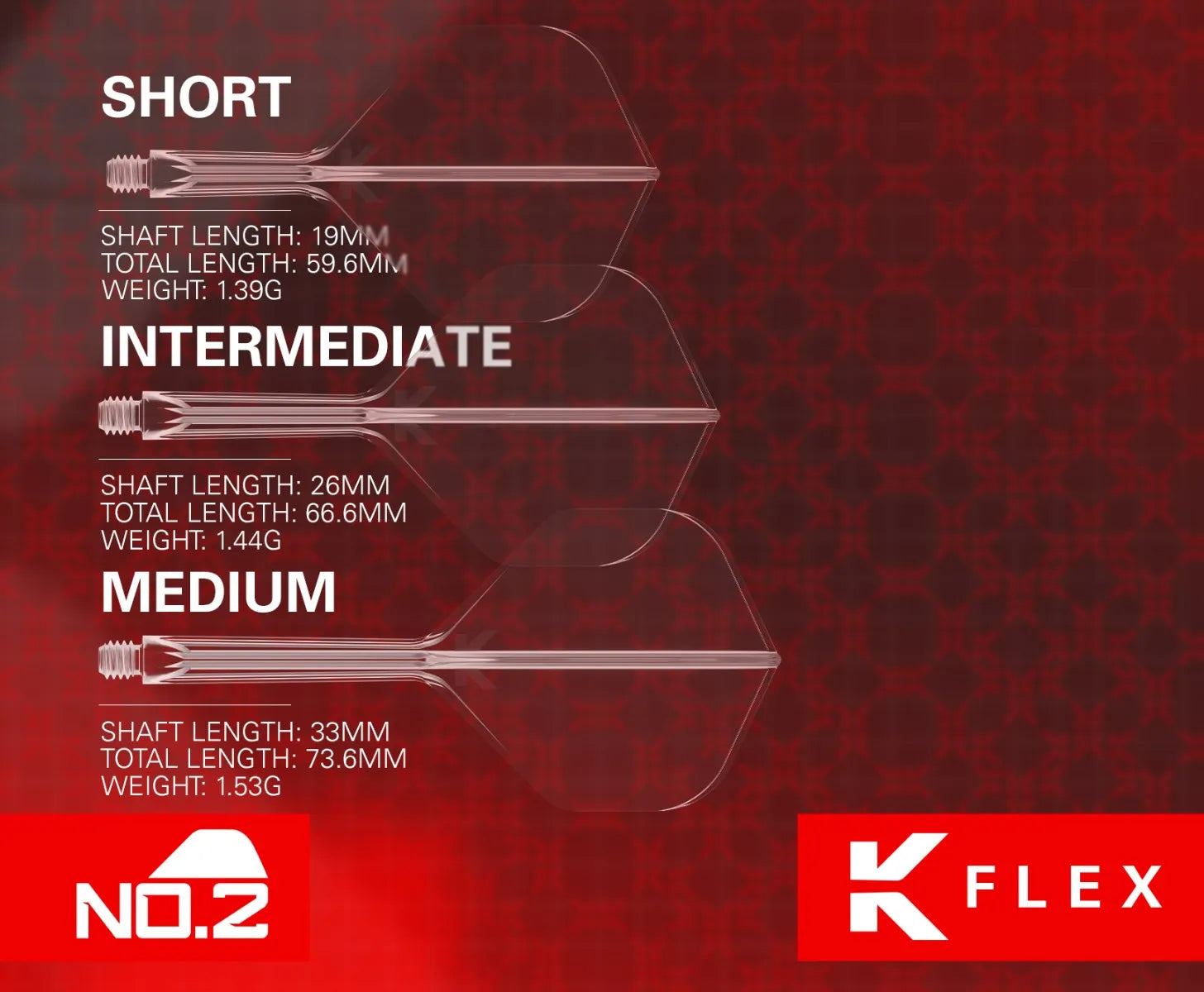 Target - K-Flex - Luke "The Nuke" Littler - Čierna - No2 - Letky/Násadka Na Šípky - Direct Darts - 5