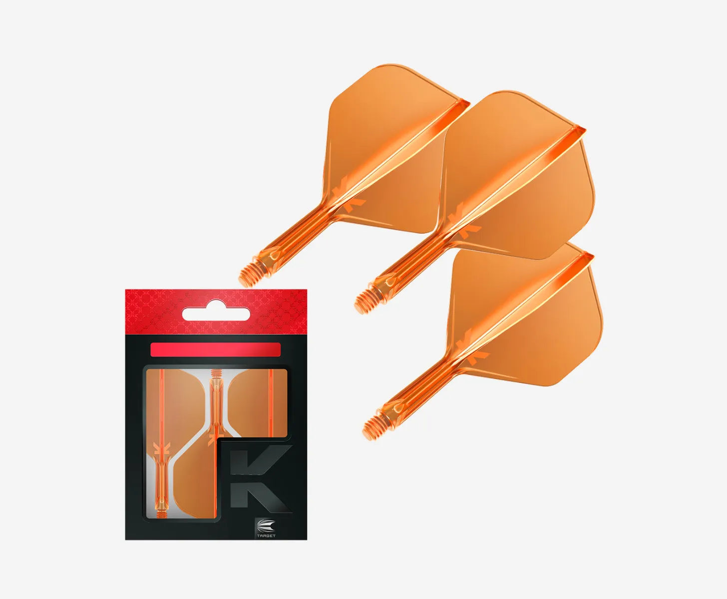 Target - K-Flex - No2 - Neónová Oranžová - Letky/Násadka Na Šípky - Direct Darts - 2