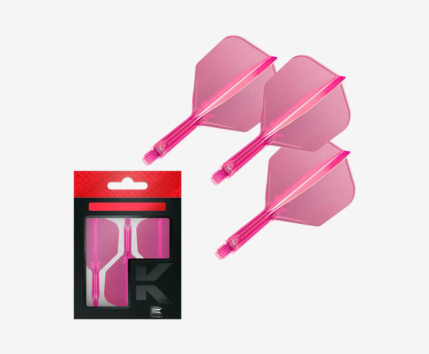 Target - K-Flex - No6 - Neónová Ružová - Letky/Násadka Na Šípky - Direct Darts - 2