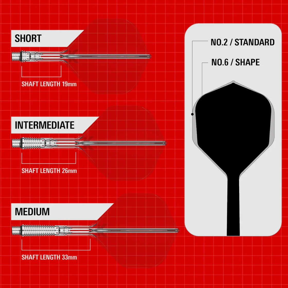Target - K-Shift Priehľadná - No2 - Letky/Násadka Na Šípky - Direct Darts - 4