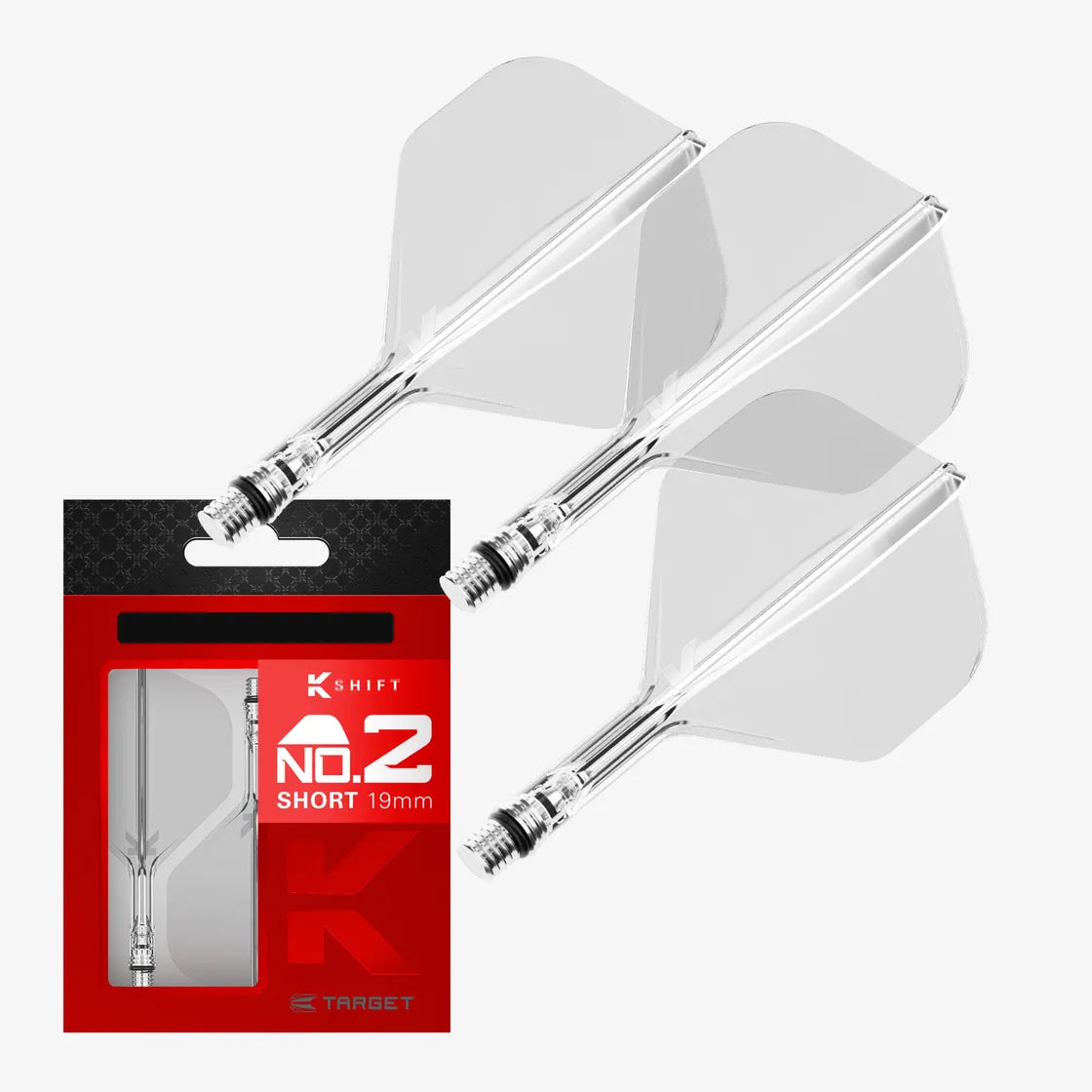 Target - K-Shift Priehľadná - No2 - Letky/Násadka Na Šípky - Direct Darts - 1