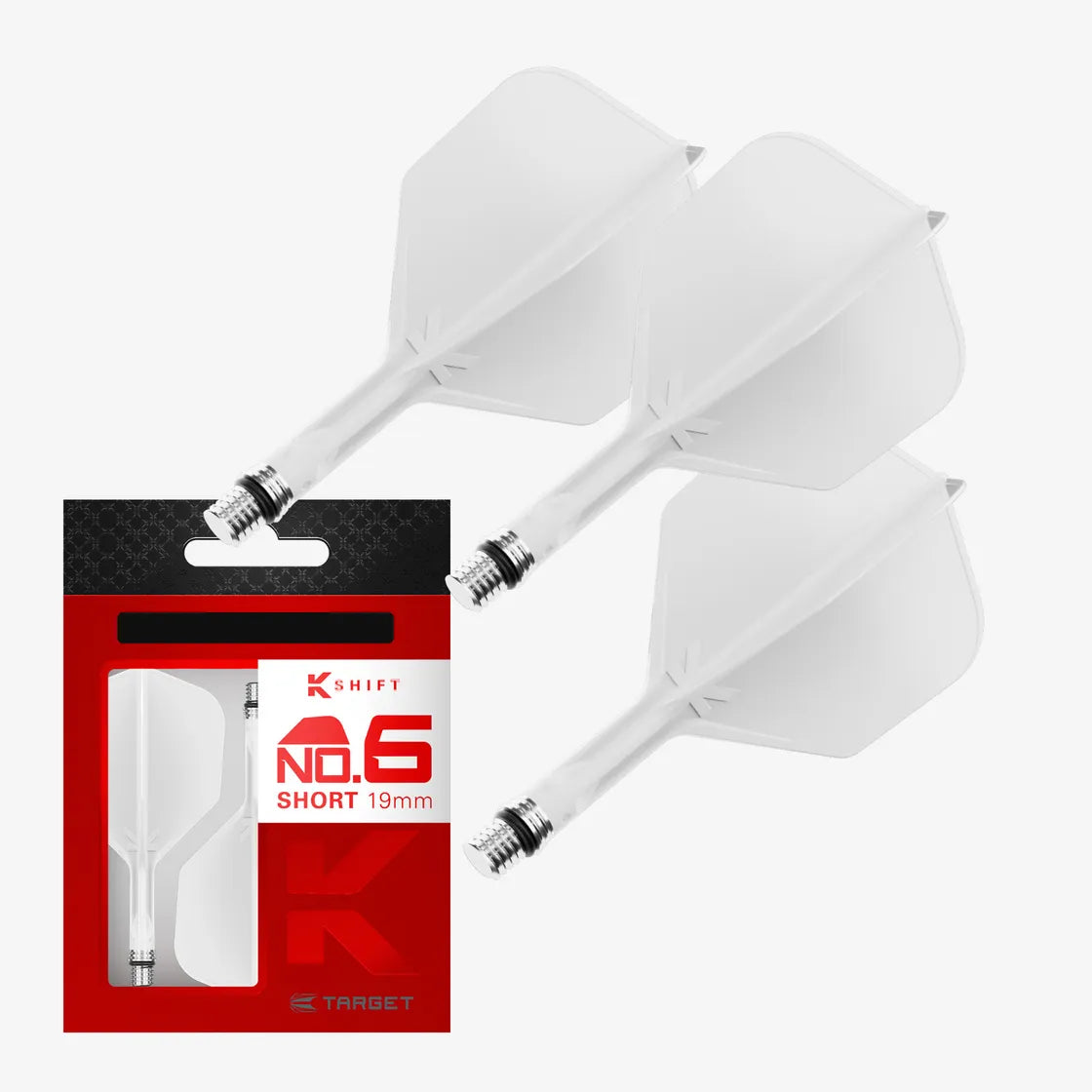 Target - K-Shift Biela - No6 - Letky/Násadka Na Šípky - Direct Darts - 1