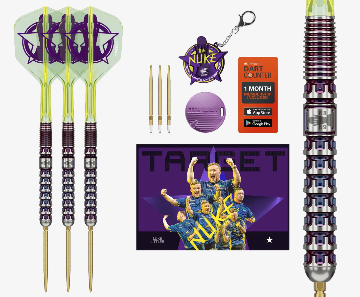 Target - Luke Littler World Champion 2025 Edition - Sada Steel Šípok - Direct Darts - 1
