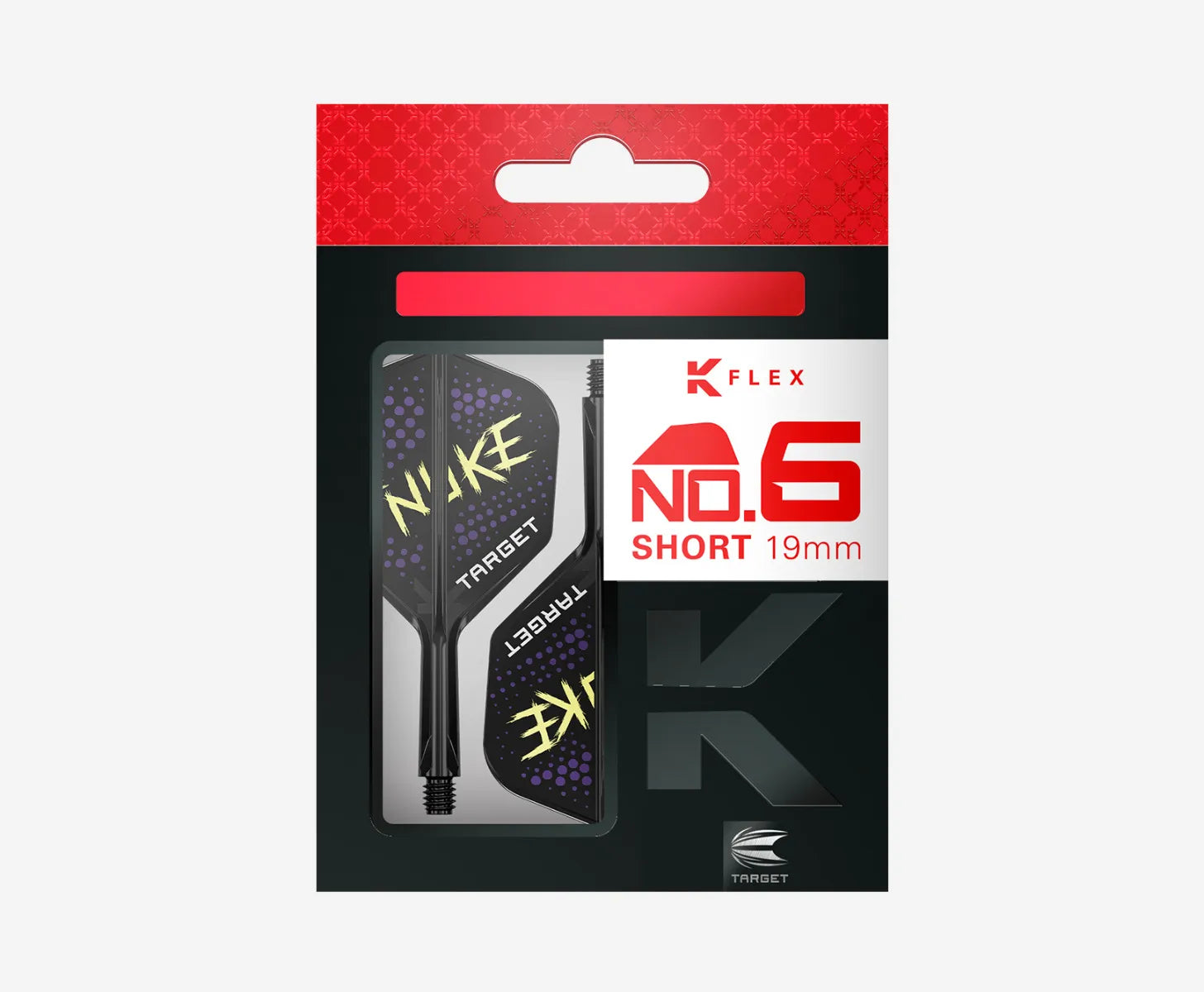 Target - K-Flex - Luke "The Nuke" Littler - Čierna - No6 - Letky/Násadka Na Šípky - Direct Darts - 3