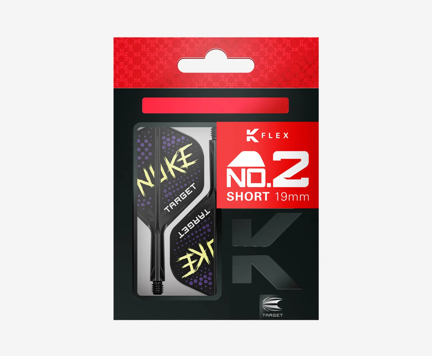 Target - K-Flex - Luke "The Nuke" Littler - Čierna - No2 - Letky/Násadka Na Šípky - Direct Darts - 3