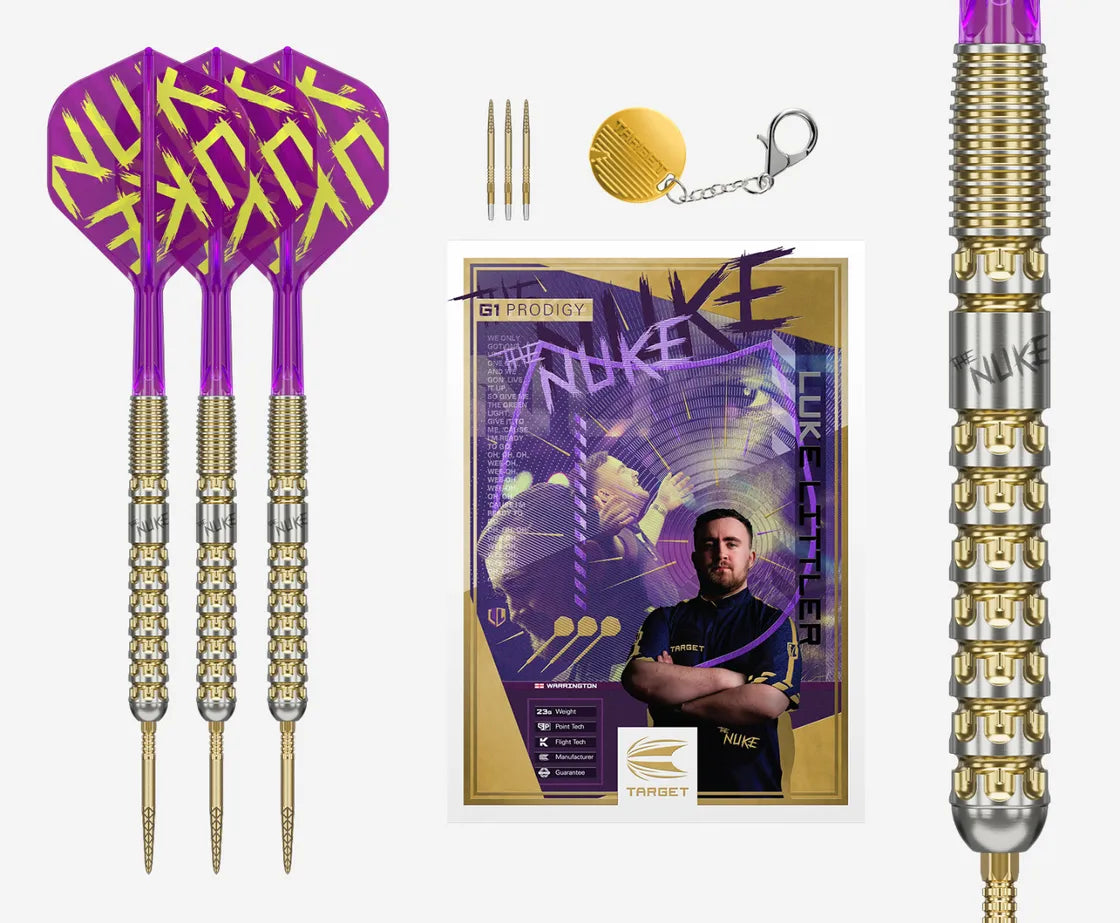 Target - Luke Littler G1 Prodigy - Sada Steel Šípok - Direct Darts - 3