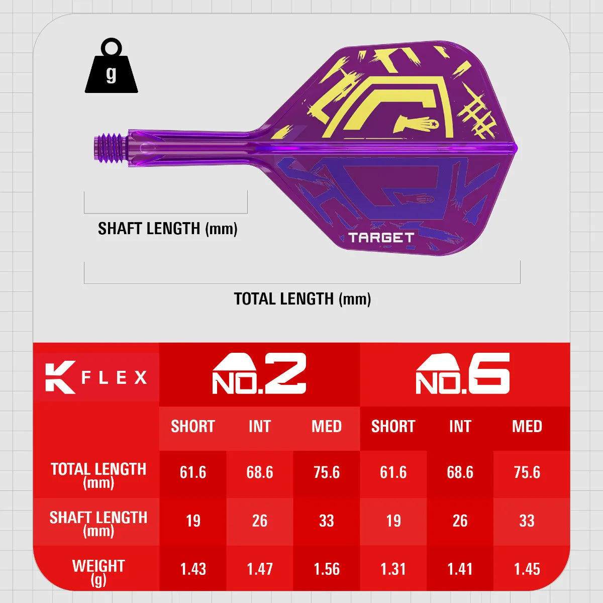 Target - K-Flex Luke Littler World Champion Edition - No2 - Letky/Násadka Na Šípky - Direct Darts - 4