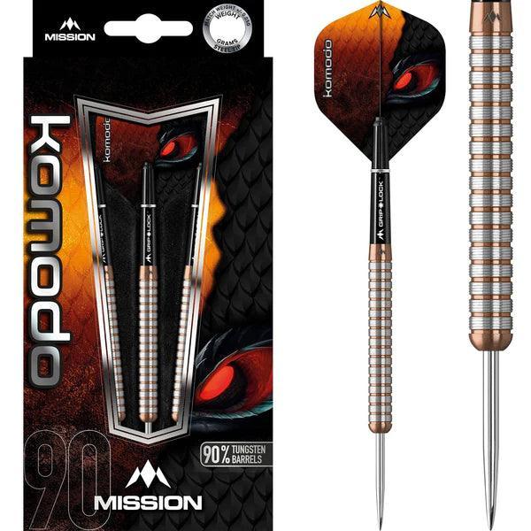 Mission - Komodo Gx - M1 90% - Sada Steel Šípok - Direct Darts - 1