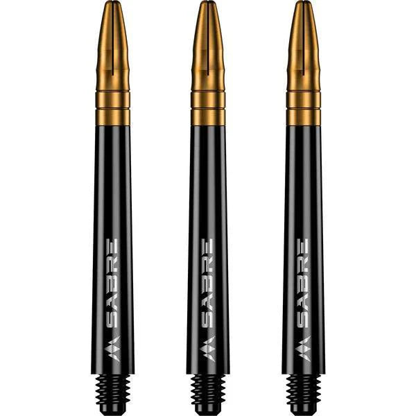 Mission - Sabre - Polykarbonát - Čierna - Zlatá Top - Násadka Na Šípky - Direct Darts - 5