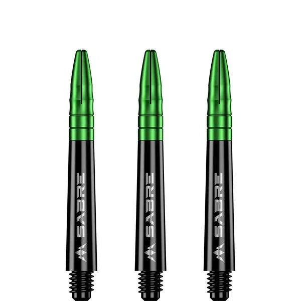 Mission - Sabre - Polykarbonát - Čierna - Zelená Top - Násadka Na Šípky - Direct Darts - 3