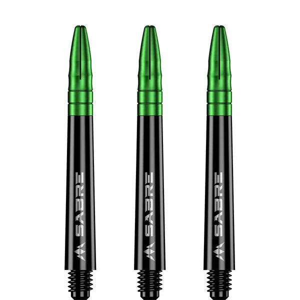 Mission - Sabre - Polykarbonát - Čierna - Zelená Top - Násadka Na Šípky - Direct Darts - 4