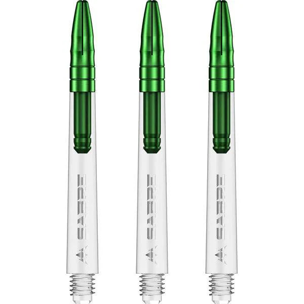 Mission - Sabre - Polykarbonát - Priehľadná - Zelená Top - Násadka Na Šípky - Direct Darts - 5