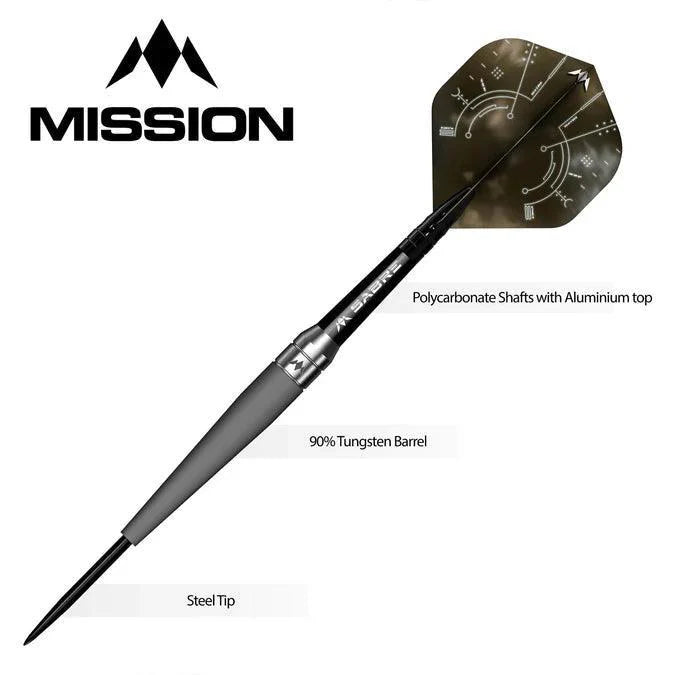 Mission - Saturn - Titan - 90% - Sada Steel Šípok - Direct Darts - 4