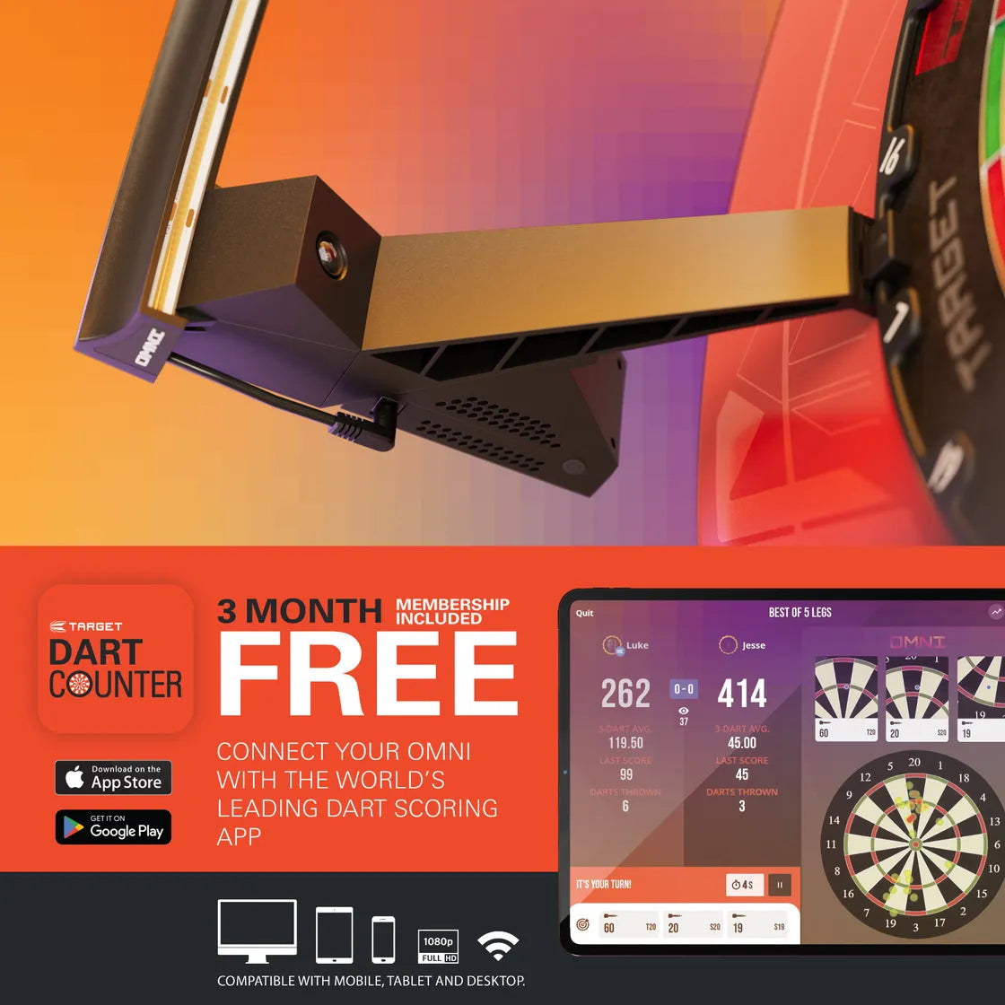 Target - Omni Automatický Kamerový Systém - Direct Darts - 7
