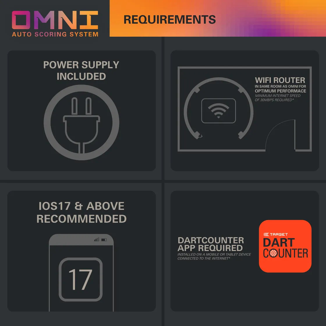 Target - Omni Automatický Kamerový Systém - Direct Darts - 8