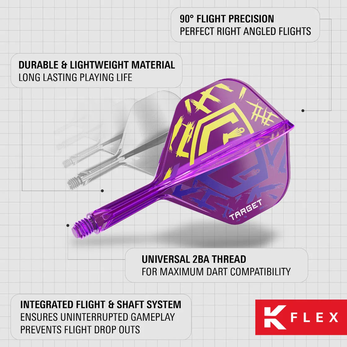 Target - K-Flex Luke Littler World Champion Edition - No6 - Šípky Letky/Násadky - Direct Darts - 3