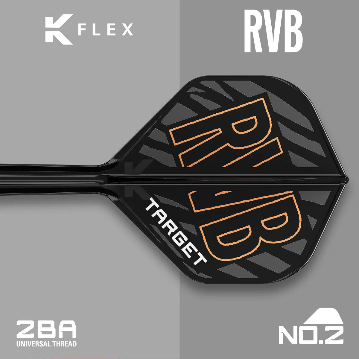 Target - K-Flex Raymond Van Barneveld - No2 - Letky/Násadka Na Šípky - Direct Darts - 2