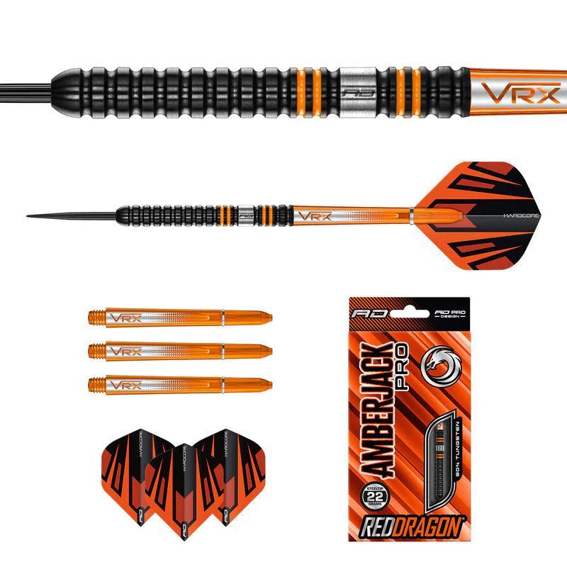 Red Dragon - Amberjack Pro V1 - 90% - Sada Steel Šípok - Direct Darts - 6