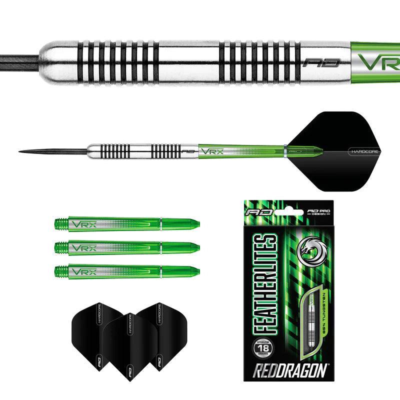 Red Dragon - Featherlite V7 - 85% - Sada Steel Šípok - Direct Darts - 5