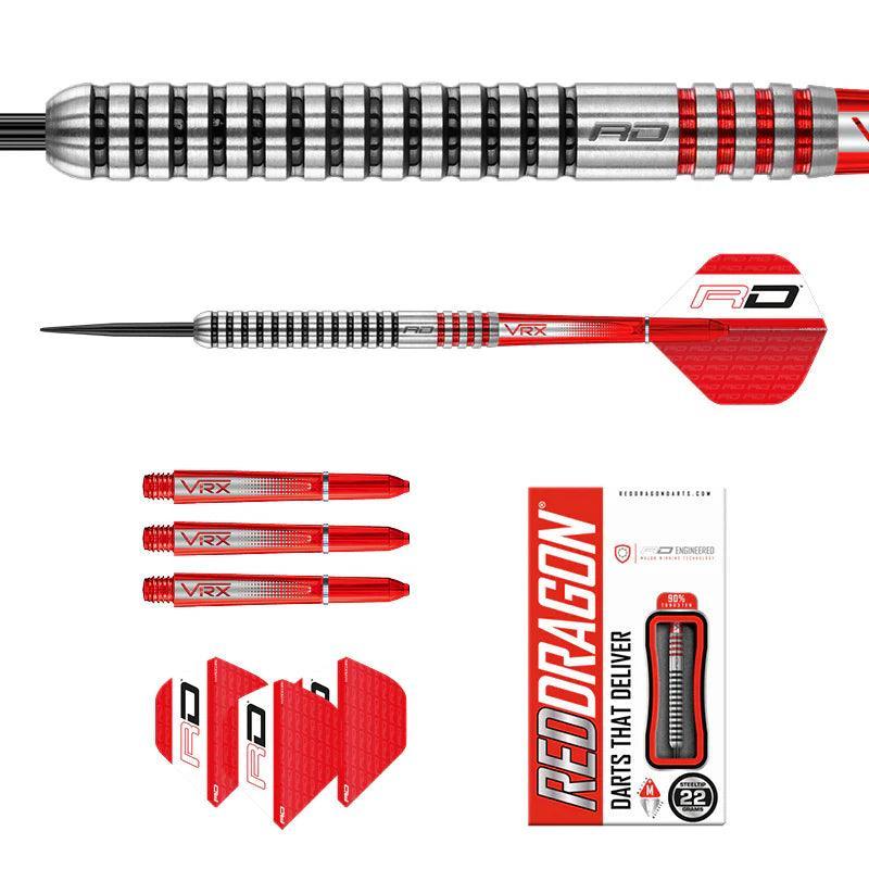 Red Dragon - Gt3 - 90% - Sada Steel Šípok - Direct Darts - 5